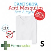Camiseta antimosquitos stingbye camiseta manga corta  | talla s | color blanco